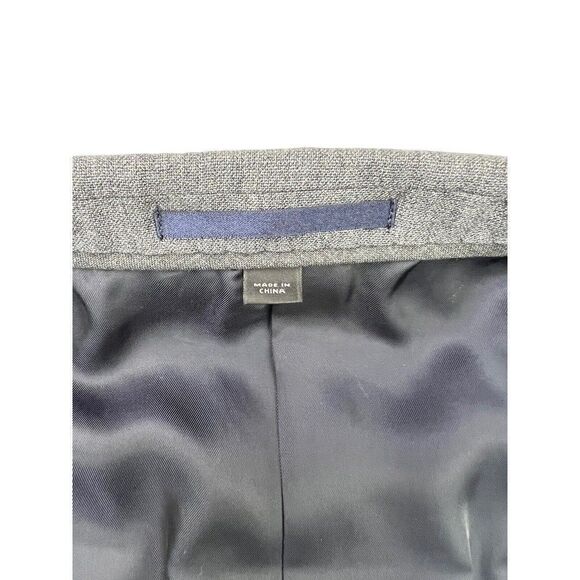 J. CREW Ludlow Traveler Men's Tollegno 1900 Wool Blazer Gray Size 40L Jacket - Picture 11 of 14